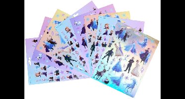 Stickerboek Frozen met 8 Vellen
