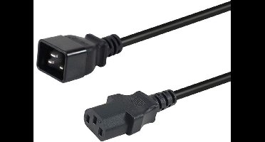 Equip 112141 electriciteitssnoer Zwart 3 m IEC C20 IEC C13