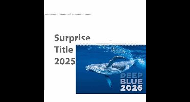 Diepblauwe Wildlife Kalender A3+ 2026+