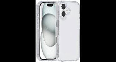 TUNIQ telefoonhoesje voor Apple iPhone 16 - Siliconen backcover - Wit