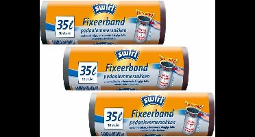 Swirl Afvalzakken Fixeerband 35ltr Multipack 3 rollen van 10 stuks