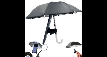 Ibenzoa® Multifunctionele Draagbare Telefoonbeschermer met Zuignap en Parasol - Geschikt voor Diverse Smartphones en Tablets