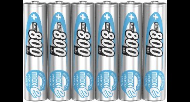 Ansmann maxE HR03 Oplaadbare AAA batterij (potlood) NiMH 800 mAh 1.2 V 6 stuk(s)