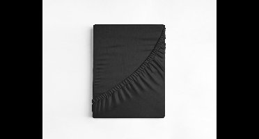 Dreamhouse Katoen Hoeslaken - 180x200 cm - Zwart - Lits-Jumeaux