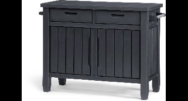 Keter Unity XL Barbecuetafel met lades - 207L - 134x51,7x89,6cm - Antraciet