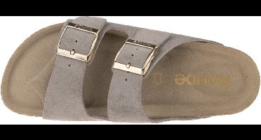 Rohde 5590 17 Slippers Licht Bruin Suede Dames - Licht Bruin - 38