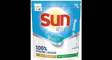 Sun All-in-1 - Eco Label - Vaatwastabletten - 78 Tabletten - 1 stuk