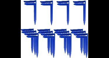 Benson Strandlaken klem - 16x - kunststof - 15 cm - Handdoekknijpers / handdoek klem