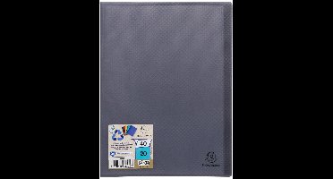 Exacompta 20x Showmap in halfharde gerecyclede PP Opak 40 zichten - A4 - Zwart - 78521E