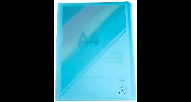 Exacompta 10x Showalbum in halfharde polypropyleen Chromaline Pastel 80 zichten - A4 - Pastelblauw - 88472E