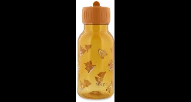 Trixie Drinkfles met print – Fierce Fox - Tritan™ Waterfles voor kinderen – 350ml - Lekvrije Fles