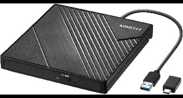 Externe DVD Speler Voor Laptop - CD Brander - Plug & Play