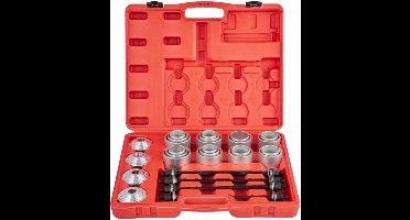 Wiellager trekker PRO - Montageset - Gereedschapset - 28-delig - Demontage - Stalen Hulzen - Naafverwijderaar