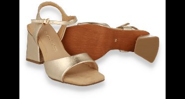 Marco Tozzi Dames Sandaal | Goud | Maat: 40