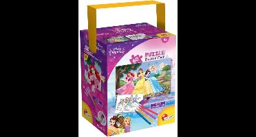 Puzzle mini w tubie 60 elementów Księżniczki - Mini-puzzel in een koker met 60 stukjes Prinsessen