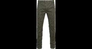 Dstrezzed - Chino Graphic Donkergroen - Modern-fit - Chino Heren maat W 33 - L 34