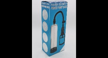 Power escorts - BR170 - Powerpump basic - Handgrip - Penis Pomp - Penis Pump Basic - handig voor iedere dag - stoere Cadeaubox - duidelijke foto's