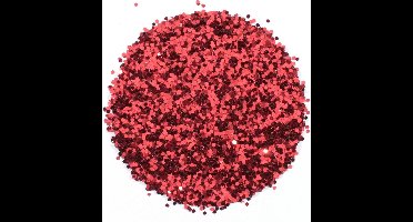 Vaessen Creative Glitter - Rood -1mm