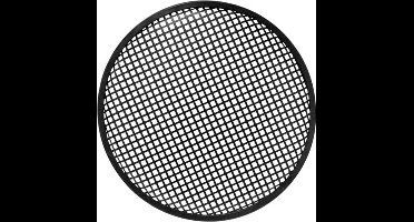 HQ-Power Luidsprekerrooster, 12", metaal, zwart