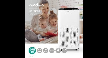Nedis Luchtreiniger - Geschikt voor ruimtes tot: 45 m² - Clean Air Delivery Rate (CADR): 360 m³/h - Luchtkwaliteitsindicator - Wit