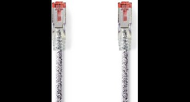 Nedis CAT6 Netwerkkabel - RJ45 Male - RJ45 Male - S/FTP - 5.00 m - Rond - LSZH - Transparant - Polybag