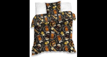 Bier Dekbedovertrek Proost - Eenpersoons - 140 x 200 cm - Multi