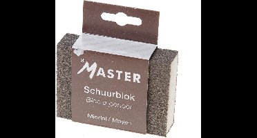 Spijker Kwasten Master schuurblokje middel