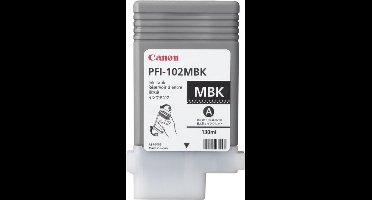 Canon PFI-102BK Inkttank - Mat Zwart