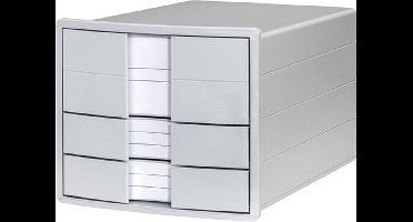HAN ladenkast - Impuls - lichtgrijs - 3 gesloten laden - met inzet - HA-1017-11