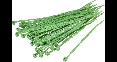 TRU COMPONENTS 1593691 TC-CV200A203 Kabelbinder 203 mm 3.60 mm Groen 100 stuk(s)