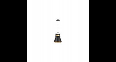 Hanglamp E27 Stals van Zwart/Goud/Koper 60W IP20