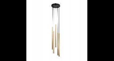 Sigma SOPEL LUX 5 Hanglamp - Modern Zwart/Goud, 5x G9