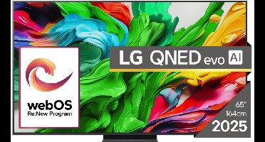 LG 65QNED86A3A - 65 inch - 4K - QNED Evo - 2025 - Buitenlands model