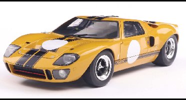 Ford GT 40 MK 1 '68, geel Solido schaal 1:18