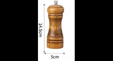Tuana Kruiden - Peper & Zout Molen Hout 14-27 Cm - Small - ACC-MLN-S