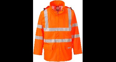 Portwest Sealtex Flame Hi-Vis Jacket FR41 - Oranje - XL