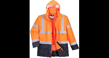 Portwest Hi-Vis Executive 5-in-1 Jack S768 - Oranje/Marine - XL