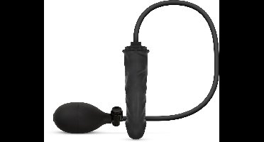 Anal Collection - Opblaasbare Dildo met Pomp 14,5 cm - Zwart
