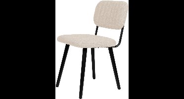 Puur - Vinnes eetkamerstoel bouclé off white