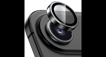 Camera Lens Screen Protector Geschikt voor iPhone Air Zwart - Screenprotector - Camera Protector iPhone Air
