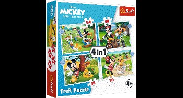 Mickey Mouse 4-in-1 Puzzel