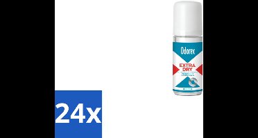 24 x Odorex Depper - Deodorant Roller - Extra Dry - Krachtige Bescherming - 50 ml - Overmatig Zweten - Droge Oksels - Deodorant - Depper - Langdurige Bescherming