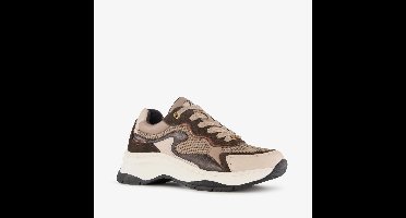 XX By Mexx dames sneakers zwart bruin - Maat 38 - Uitneembare zool