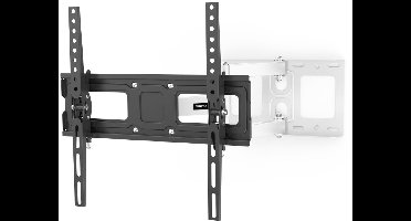 Hama tv beugel - Draai en kantelbaar - 37" - 64" - max 35kg - VESA 400x400 - Wit