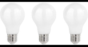 Spectrum LED Lamp A60 E27 - 11W - 230V - 1500 Lumen - 4000K Neutraal Wit - Ø61mm - Voor Plafondlamp, Tafellamp of Vloerlamp - 3 stuks