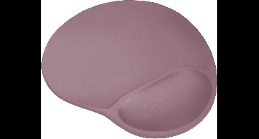 Trust BigFoot Muismat – Ergonomische Muismat - Met Gel Polssteun - Antislip - Roze