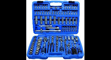 Komplete doppendoos, dopsleutelset 192 delig - 1/4", 3/8" en 1/2" BGS 2292