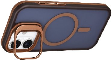 TUNIQ Back cover voor iPhone 17 - MagSafe - Met Camerastand - Goud