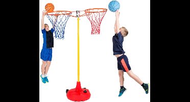 Spordas basketbaldoel set Back-To-Back Goals voor Big Red Base.