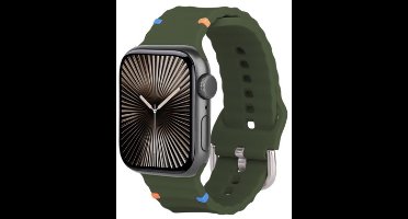 JustinCase ActiveFlex Strap voor Apple Watch 44/45/46/49mm, khaki